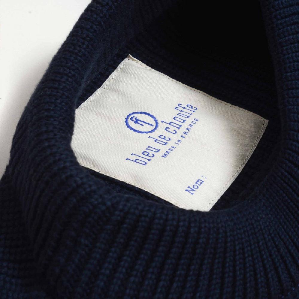 Bleu De Chauffe LE PULL CANCALE Le Pull Marin Made In France By Bleu De Chauffe - Bleu Marine