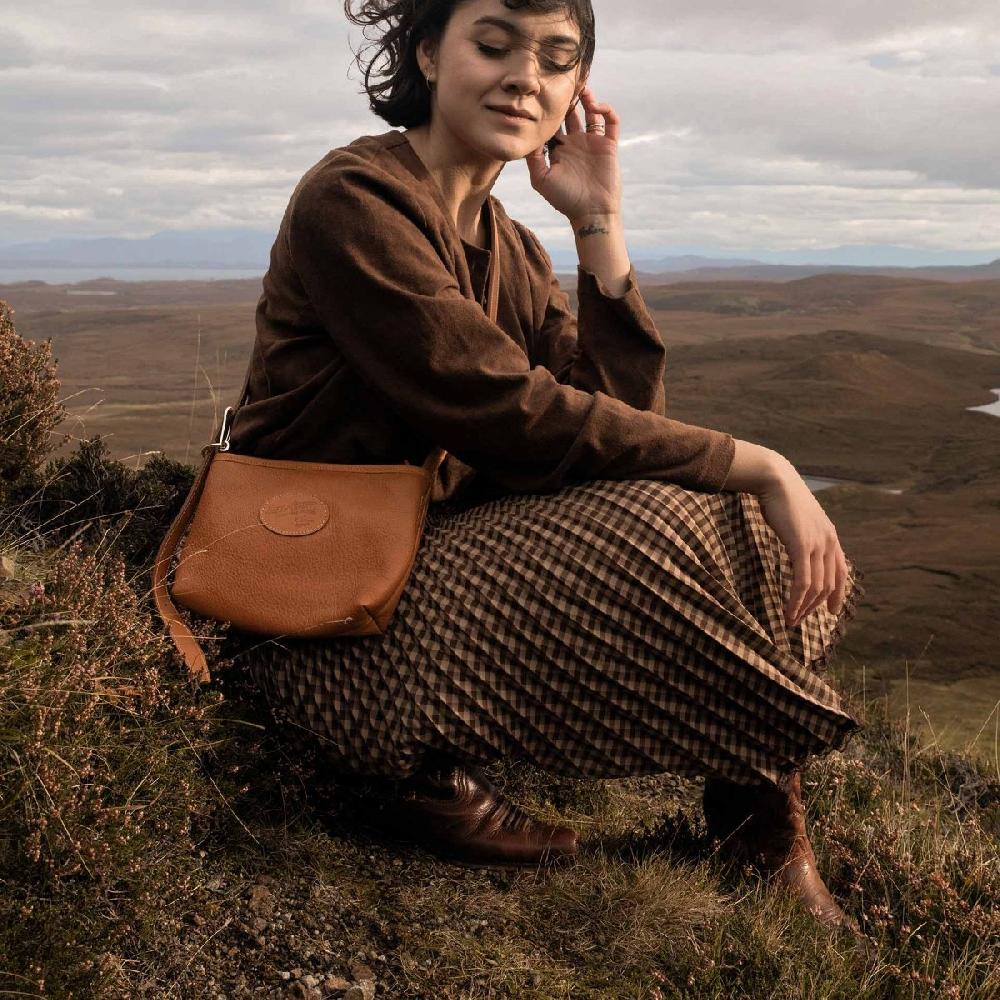 Bleu De Chauffe Mini Besace Bonnie - Rust - Sac Besace Cuir Femme Made In France