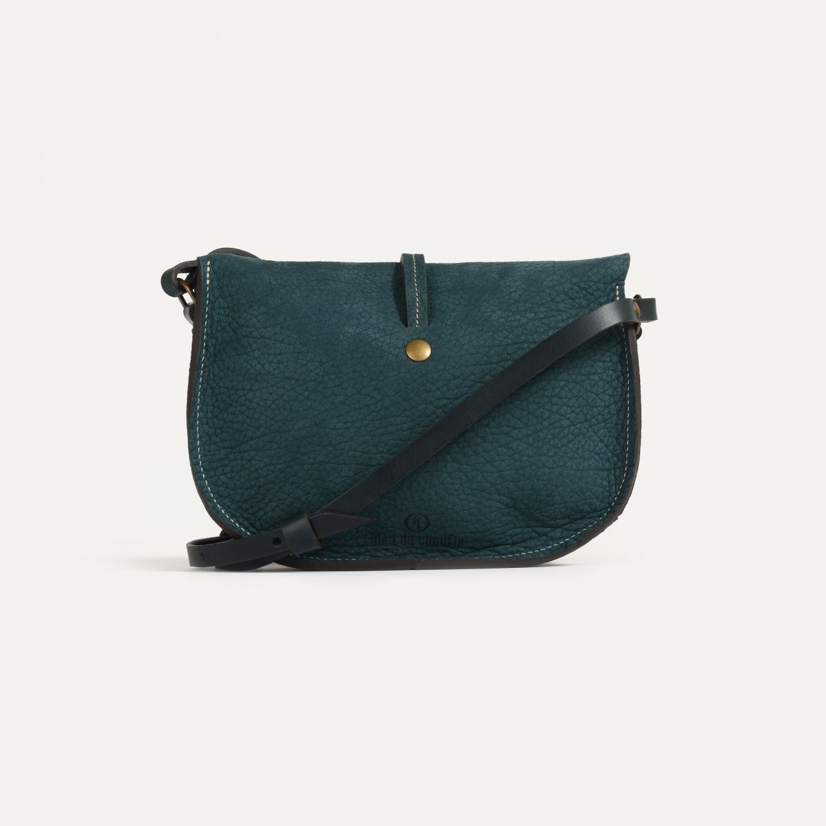 Bleu De Chauffe Mini Sac Postier Java - Soft Petrolio