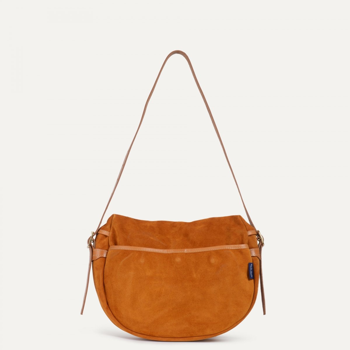 Bleu De Chauffe Musette Du Pêcheur Demi Lune Margot - Ocre Suede