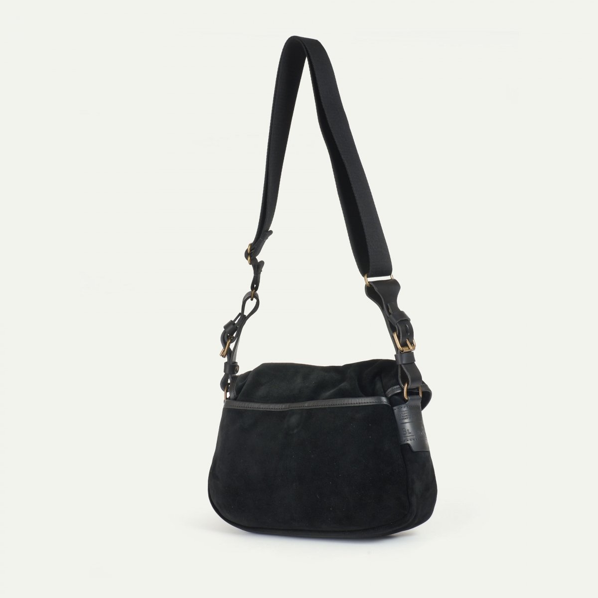 Bleu De Chauffe Musette Du Pêcheur XS / Noir - Sac Besace Cuir Homme Et Femme - Bleu De Chauffe