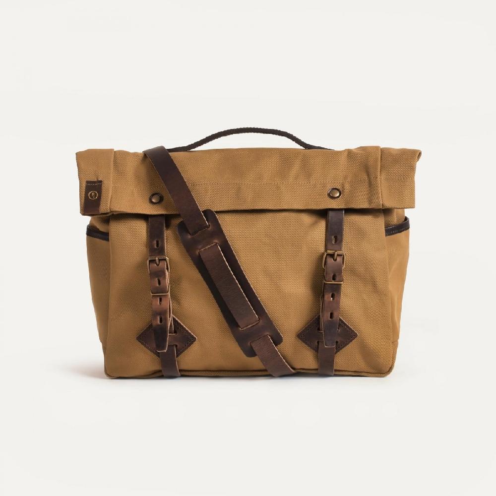 Bleu De Chauffe Musette Gaston - Camel - Sac Besace Homme - Sac Bandoulière Homme
