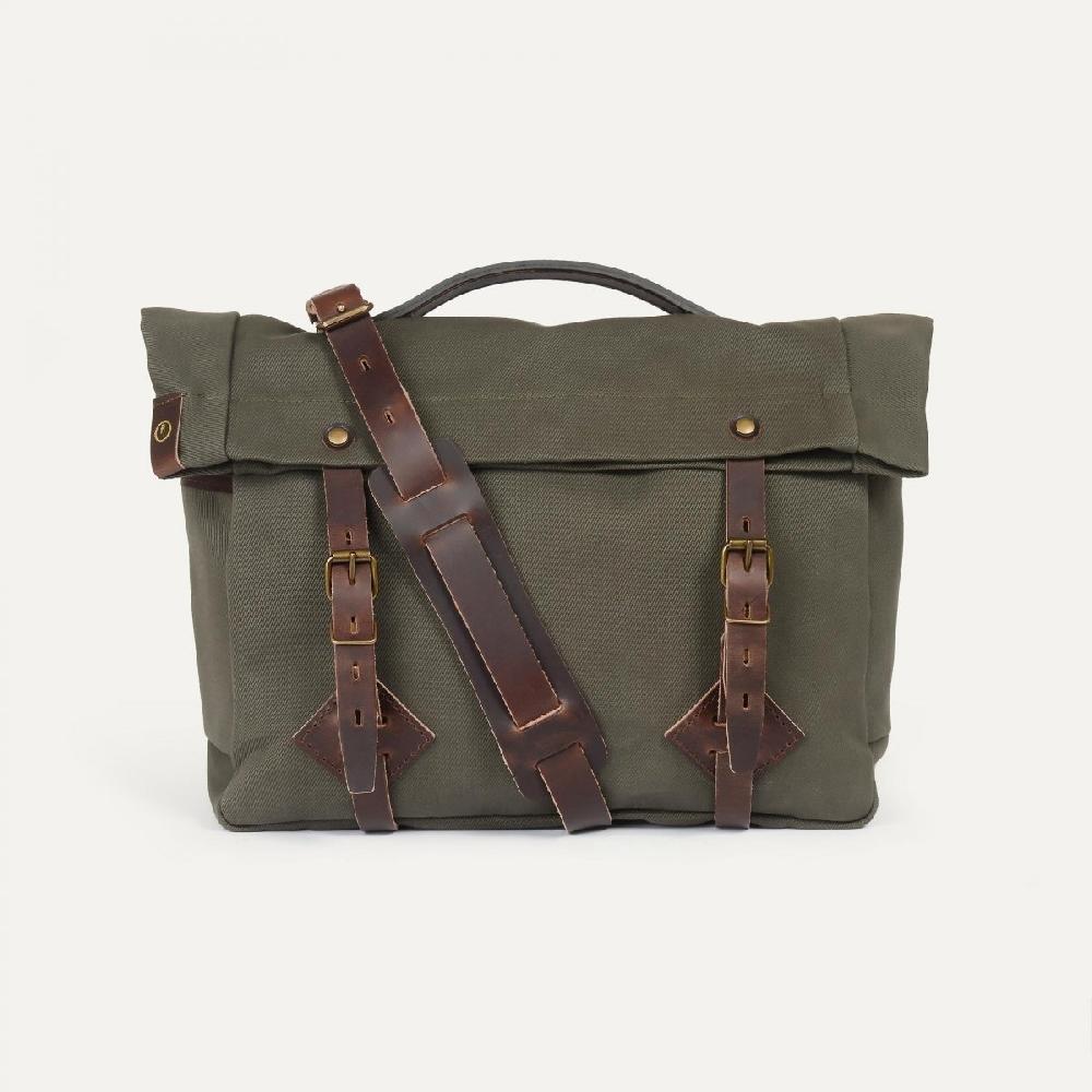 Bleu De Chauffe Musette Gaston - Kaki BM - Sac Besace Homme - Sac Bandoulière Homme