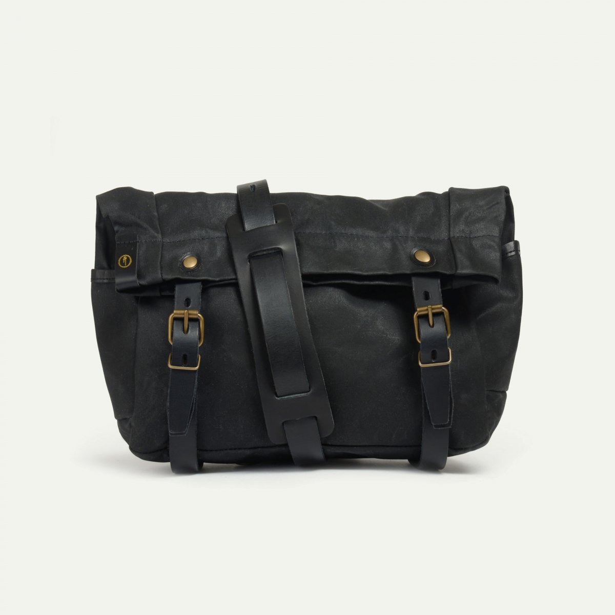 Bleu De Chauffe Musette Gibus - Noir Wax I Sac Besace Made In France