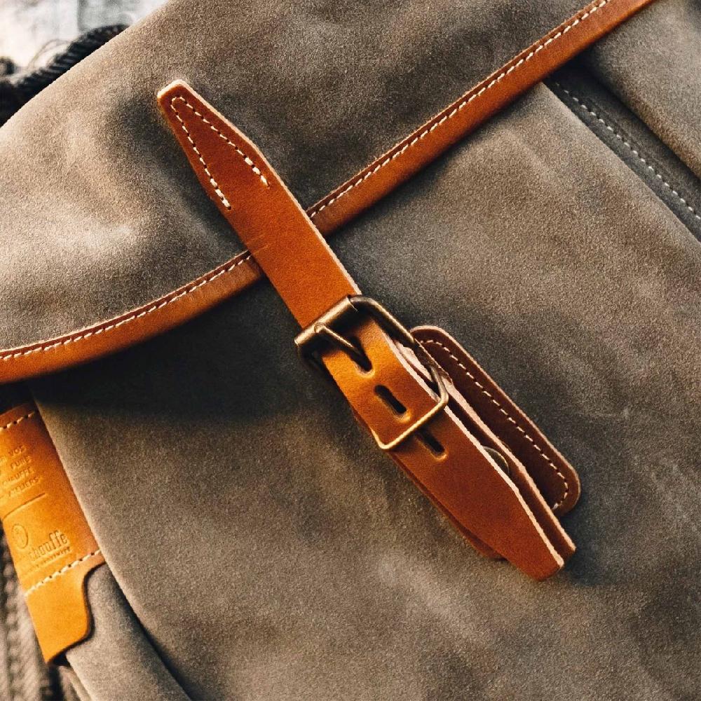 Bleu De Chauffe Patte à Boucle Musette Du Pêcheur - Naturel