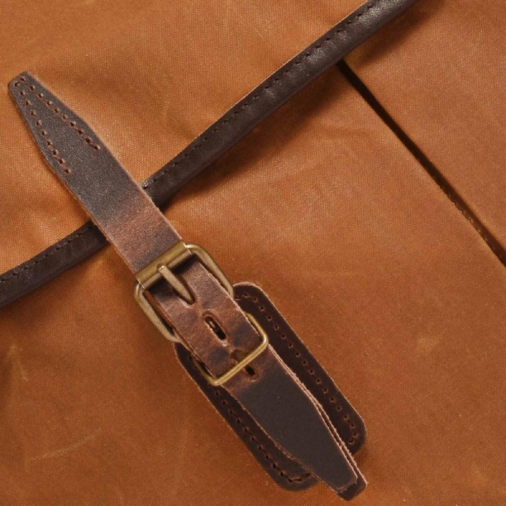 Bleu De Chauffe Patte à Boucle Musette Du Pêcheur - Pain Brûlé