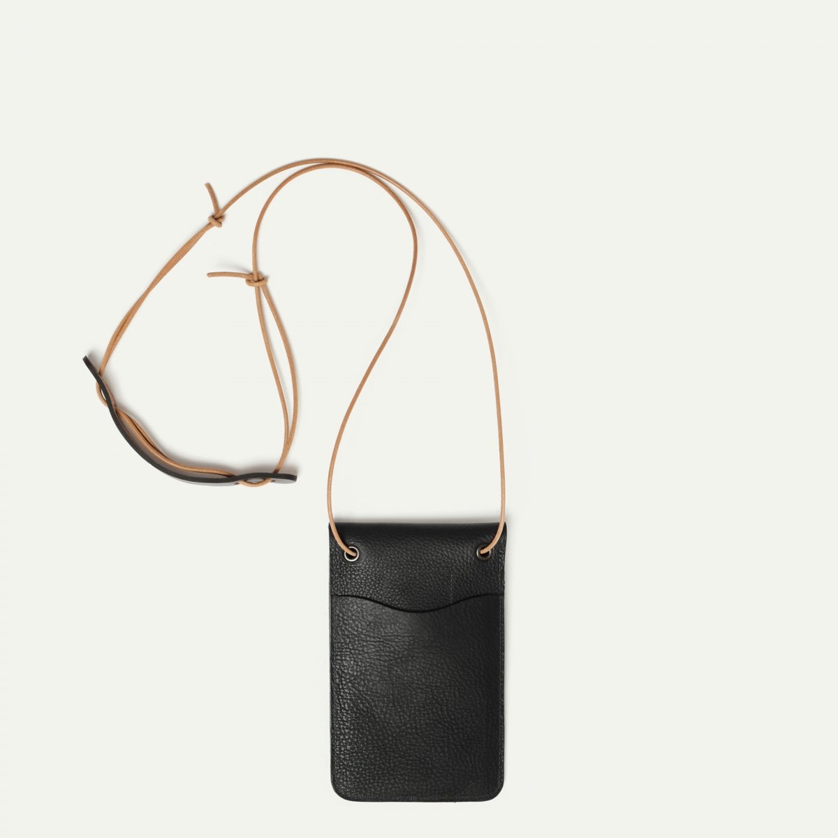 Bleu De Chauffe Pochette Telephone Portable Cartalo - Noir - Etui Telephone Portabel En Cuir
