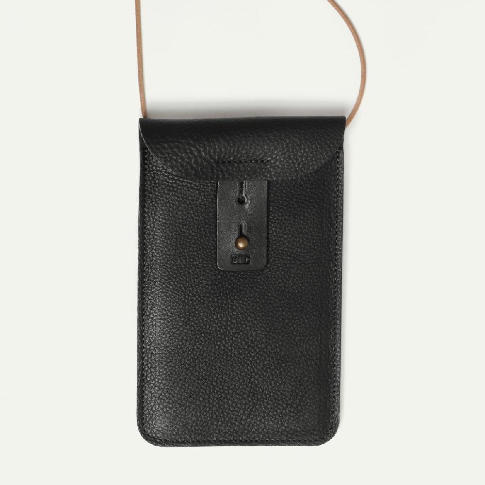 Bleu De Chauffe Pochette Telephone Portable Cartalo - Noir - Etui Telephone Portabel En Cuir