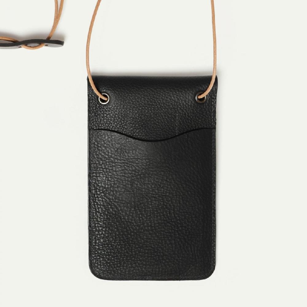 Bleu De Chauffe Pochette Telephone Portable Cartalo - Noir - Etui Telephone Portabel En Cuir