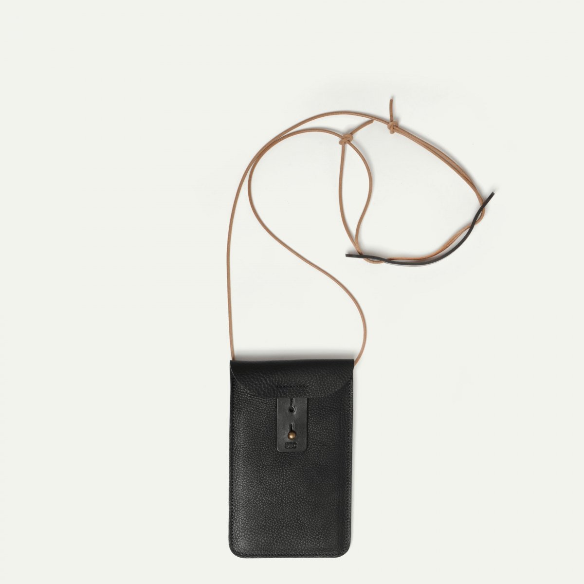 bleu de chauffe Pochette telephone portable Cartalo - Noir - Etui telephone portabel en cuir