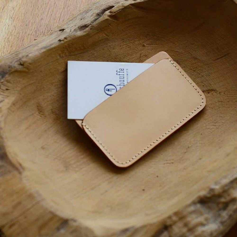 Bleu De Chauffe Porte Cartes Visamex - Marron Brun I Accessoire Cuir