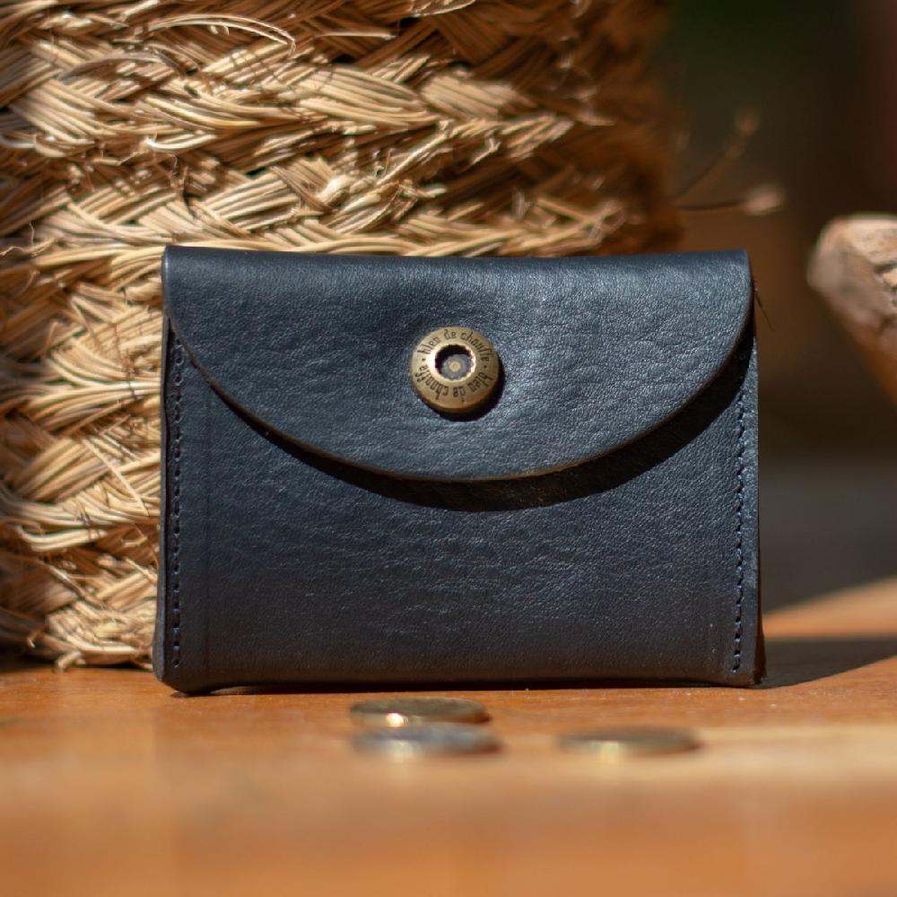 Bleu De Chauffe Porte Monnaie Talbin - Accessoire I Made In France