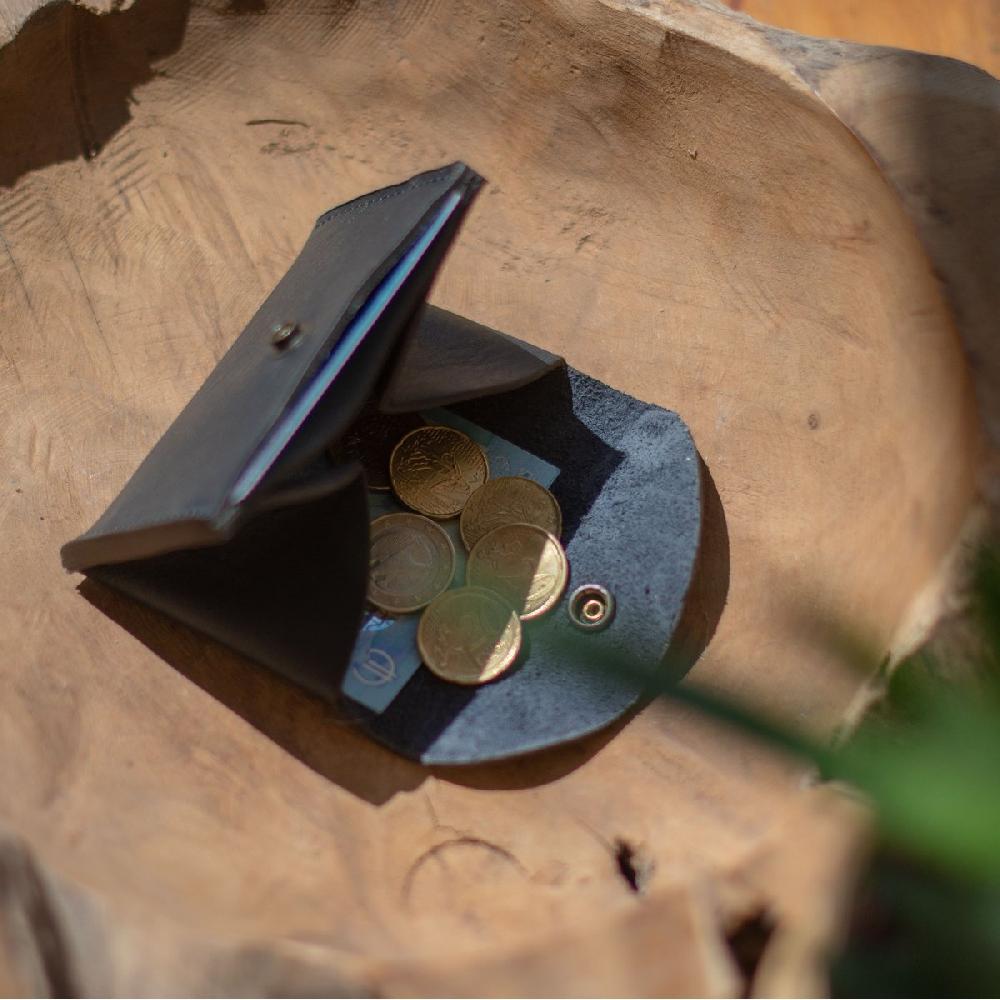 Bleu De Chauffe Porte Monnaie Talbin - Accessoire I Made In France