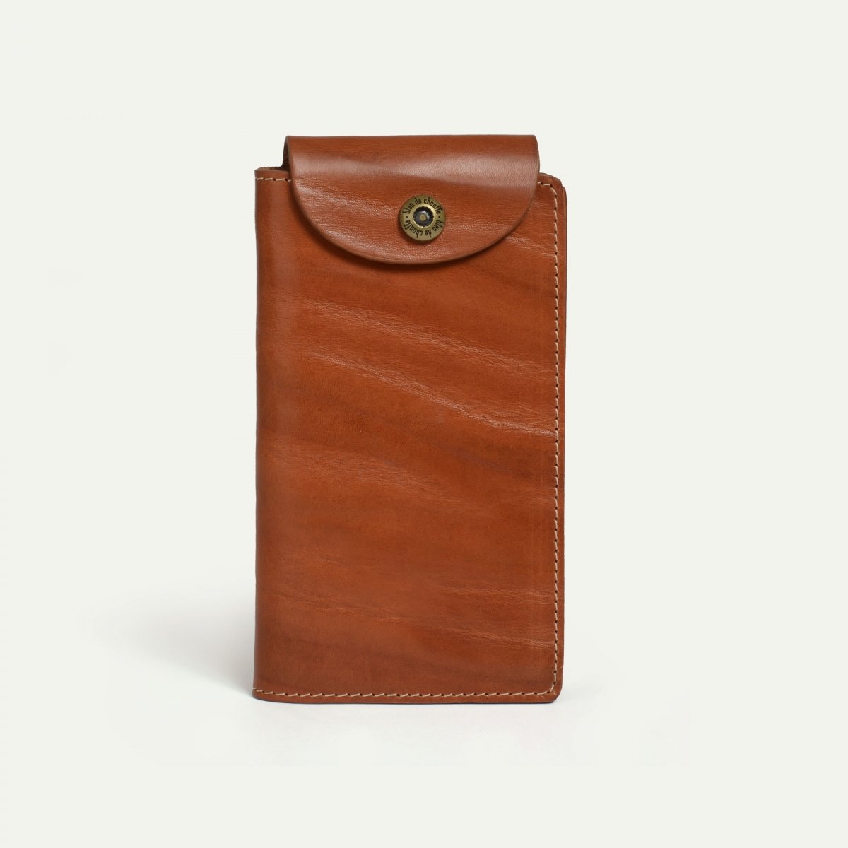 Bleu De Chauffe Portefeuille En Cuir Homme Corto - Marron - Accessoire Cuir Homme