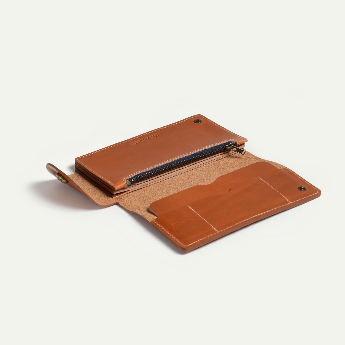 Bleu De Chauffe Portefeuille En Cuir Homme Corto - Marron - Accessoire Cuir Homme