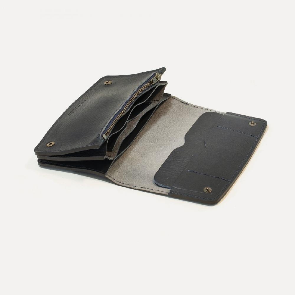 Bleu De Chauffe Portefeuille En Cuir Homme Matese - Made In France