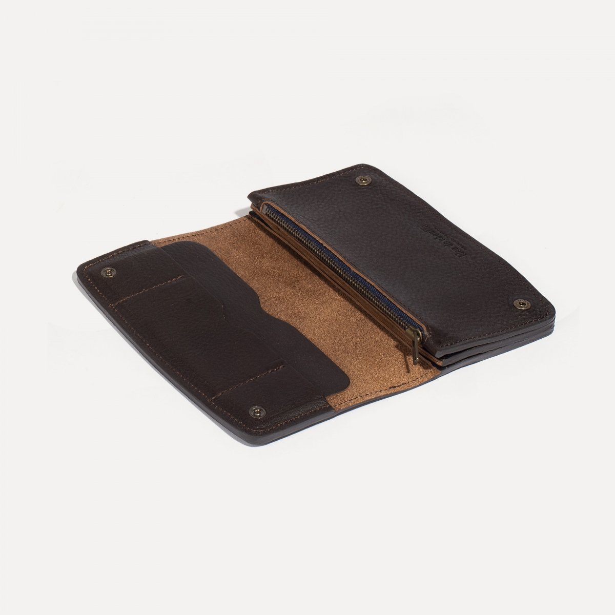 Bleu De Chauffe Portefeuille En Cuir Homme Matese - Made In France