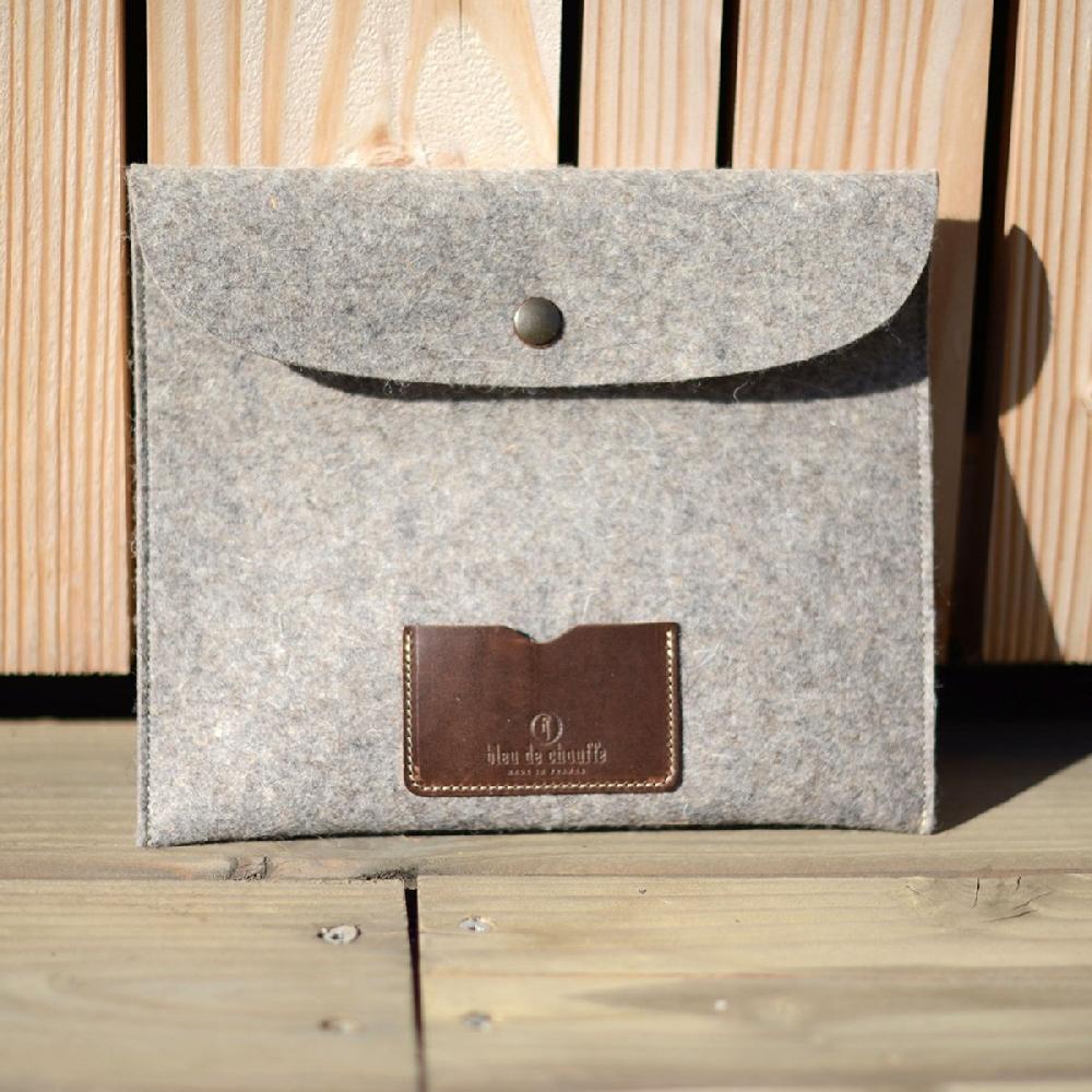 Bleu De Chauffe Protection I Pad Miky - Feutre Naturel