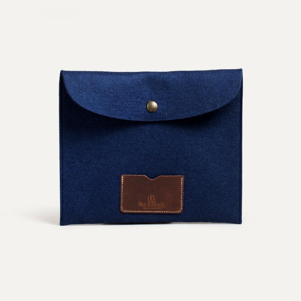 bleu de chauffe Protection I pad Miky - Feutre Naturel