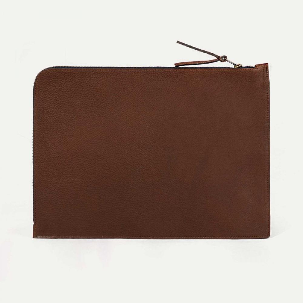 Bleu De Chauffe Protection Ordinateur Jim 13 - Cuba Libre - Pochette Homme Cuir