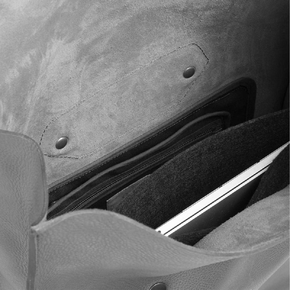 Bleu De Chauffe Sac à Dos En Cuir Pour Homme I Made In France