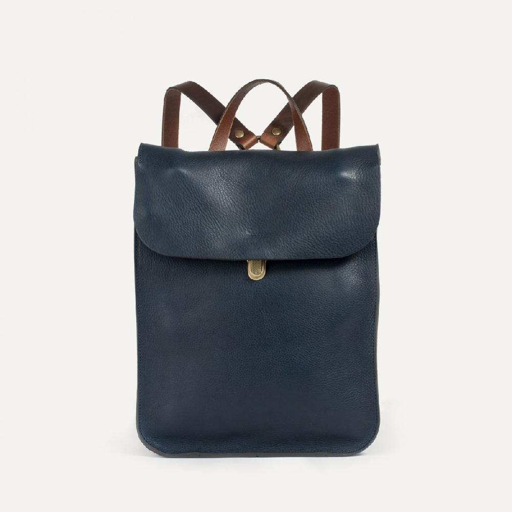 bleu de chauffe Sac à dos en cuir pour Homme I Made in france