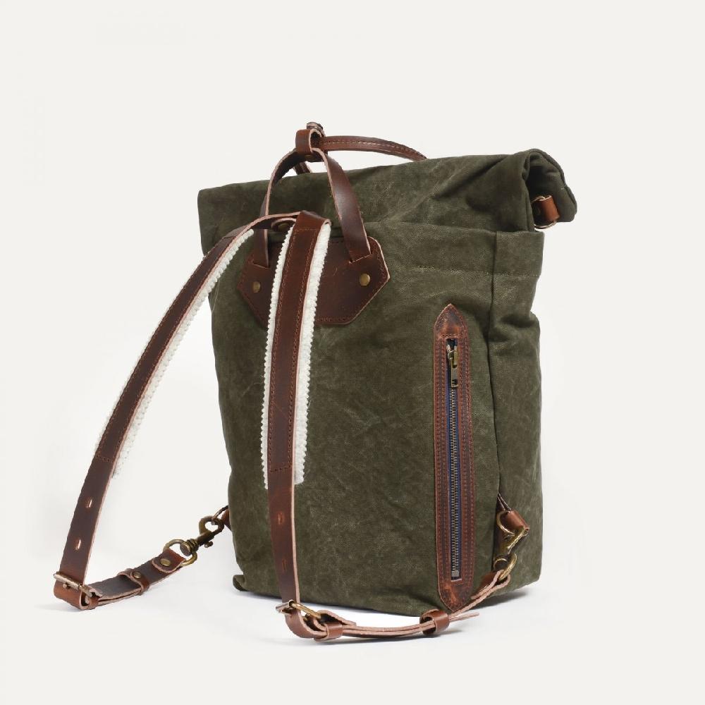 Bleu De Chauffe Sac à Dos Woody 25L - Kaki Foncé Stonewashed