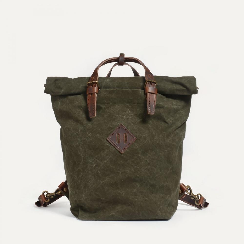 Bleu De Chauffe Sac à Dos Woody 25L - Kaki Foncé Stonewashed