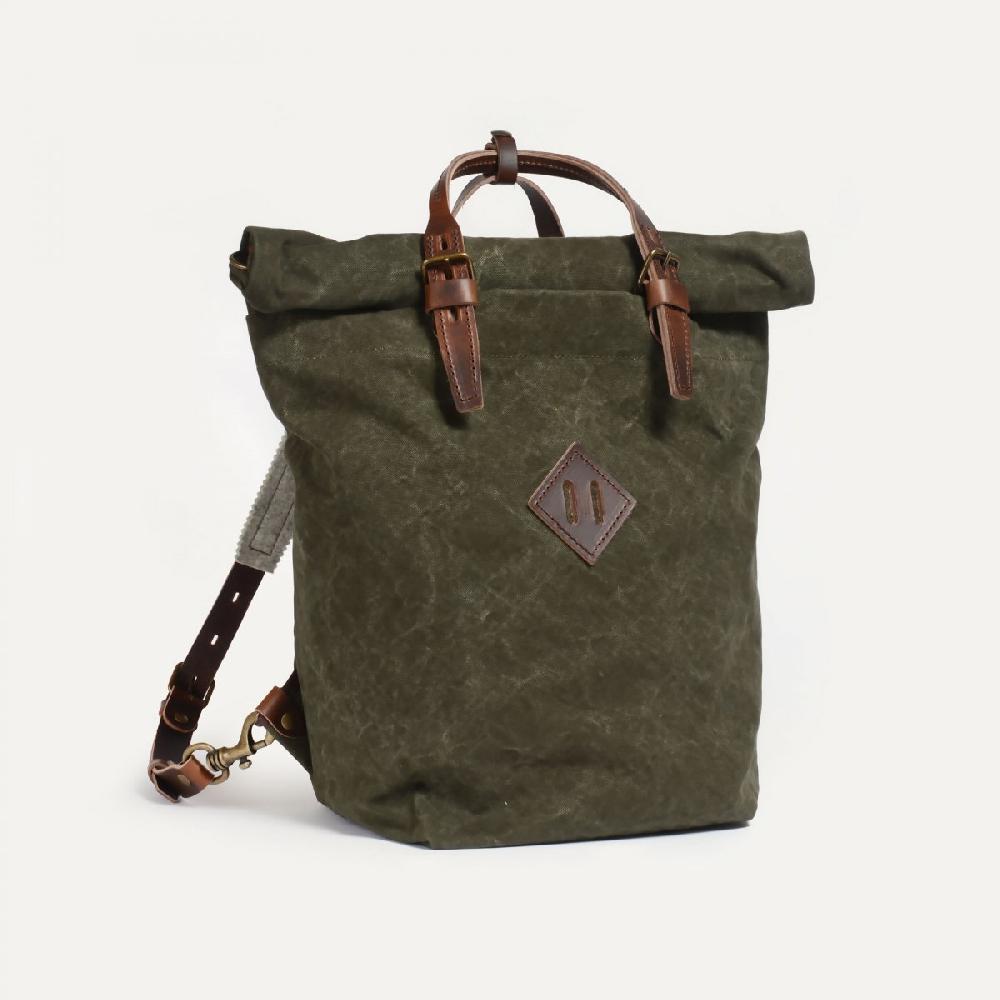 bleu de chauffe Sac à dos Woody 25L - Kaki Foncé stonewashed