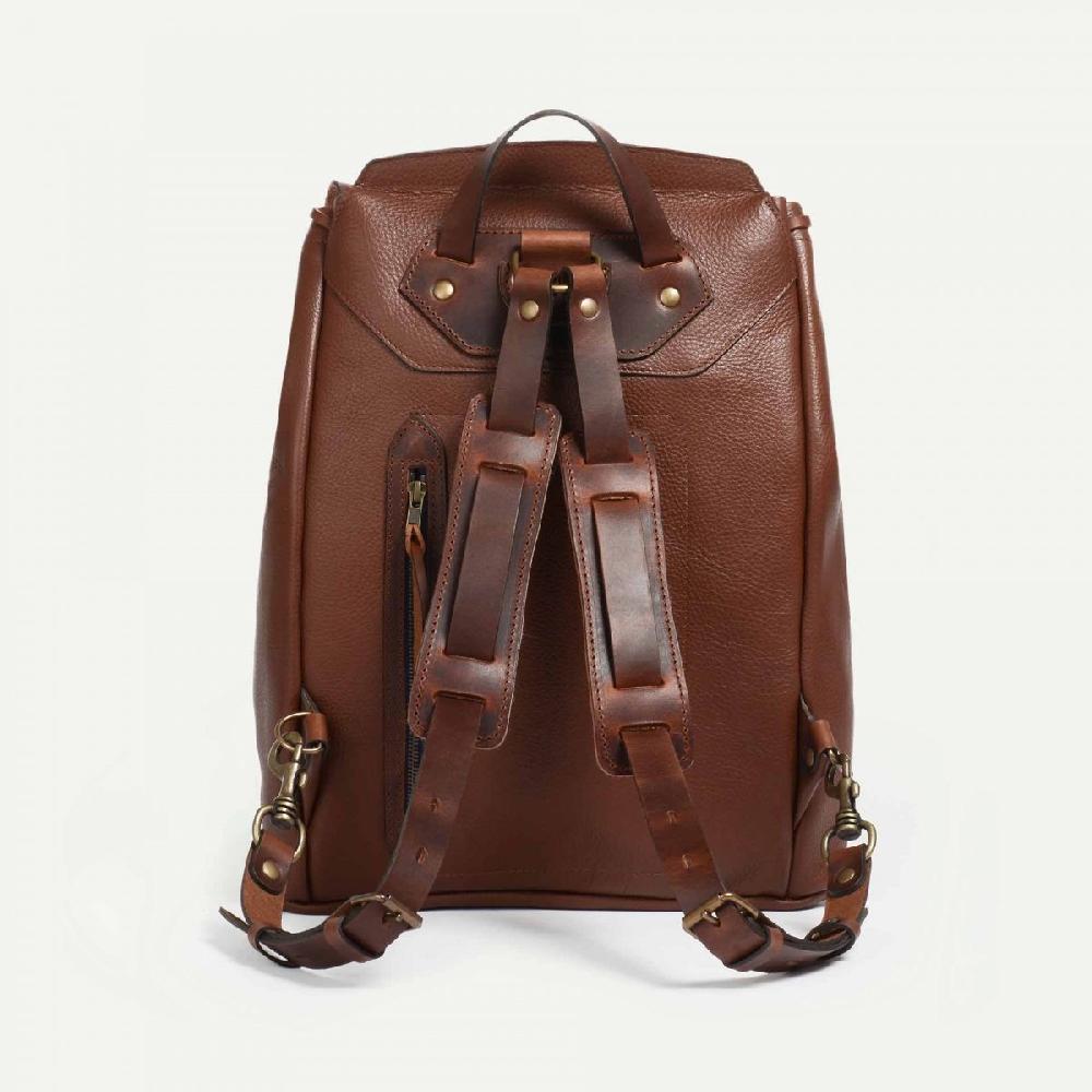 Bleu De Chauffe Sac à Dos Zibeline - Cuba Libre - Sac à Dos Cuir Homme Fabriqué En France