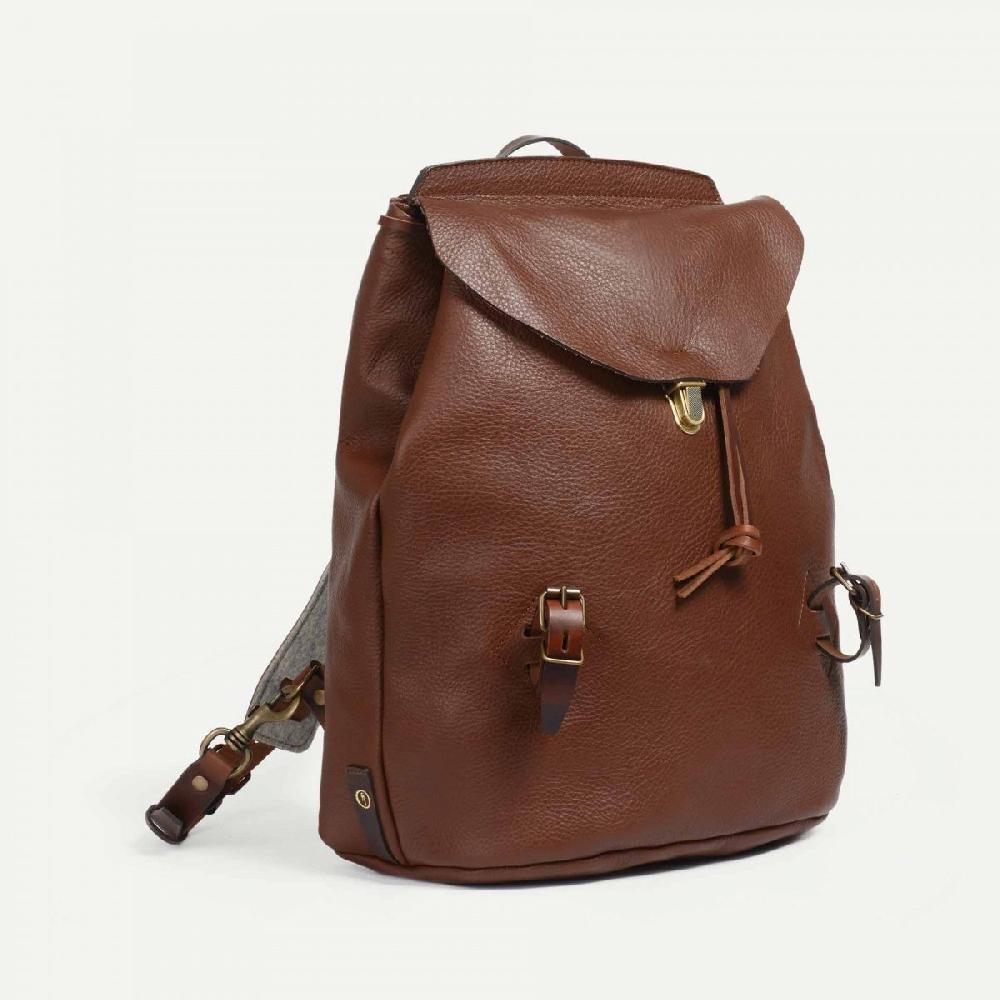 bleu de chauffe Sac à dos Zibeline - Cuba Libre - sac à dos cuir homme Fabriqué en France