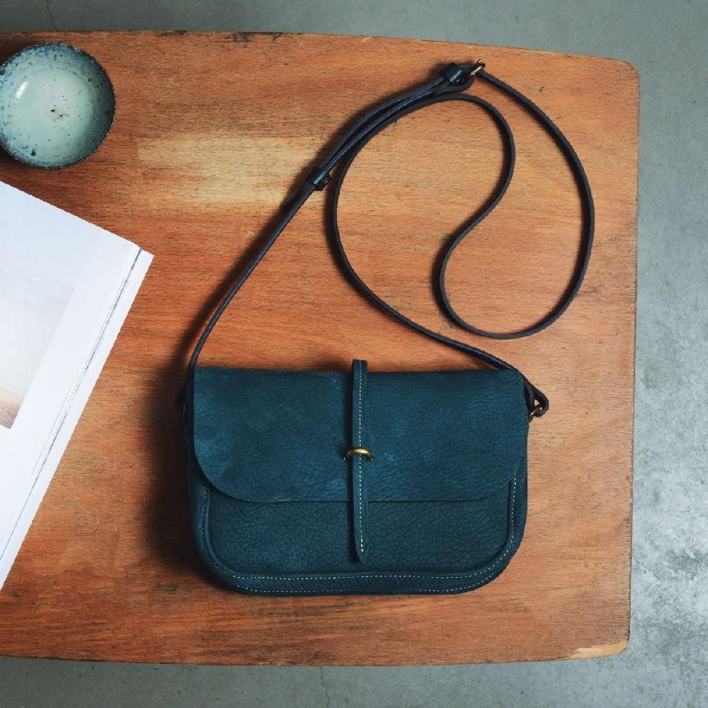 Bleu De Chauffe Sac à Main Cuir Femme Fabriqué En France - Bleu De Chauffe