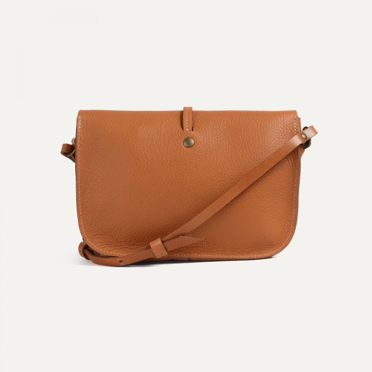 Bleu De Chauffe Sac à Main Cuir Femme Pastis - Miel - Sac Bandoulière Made In France