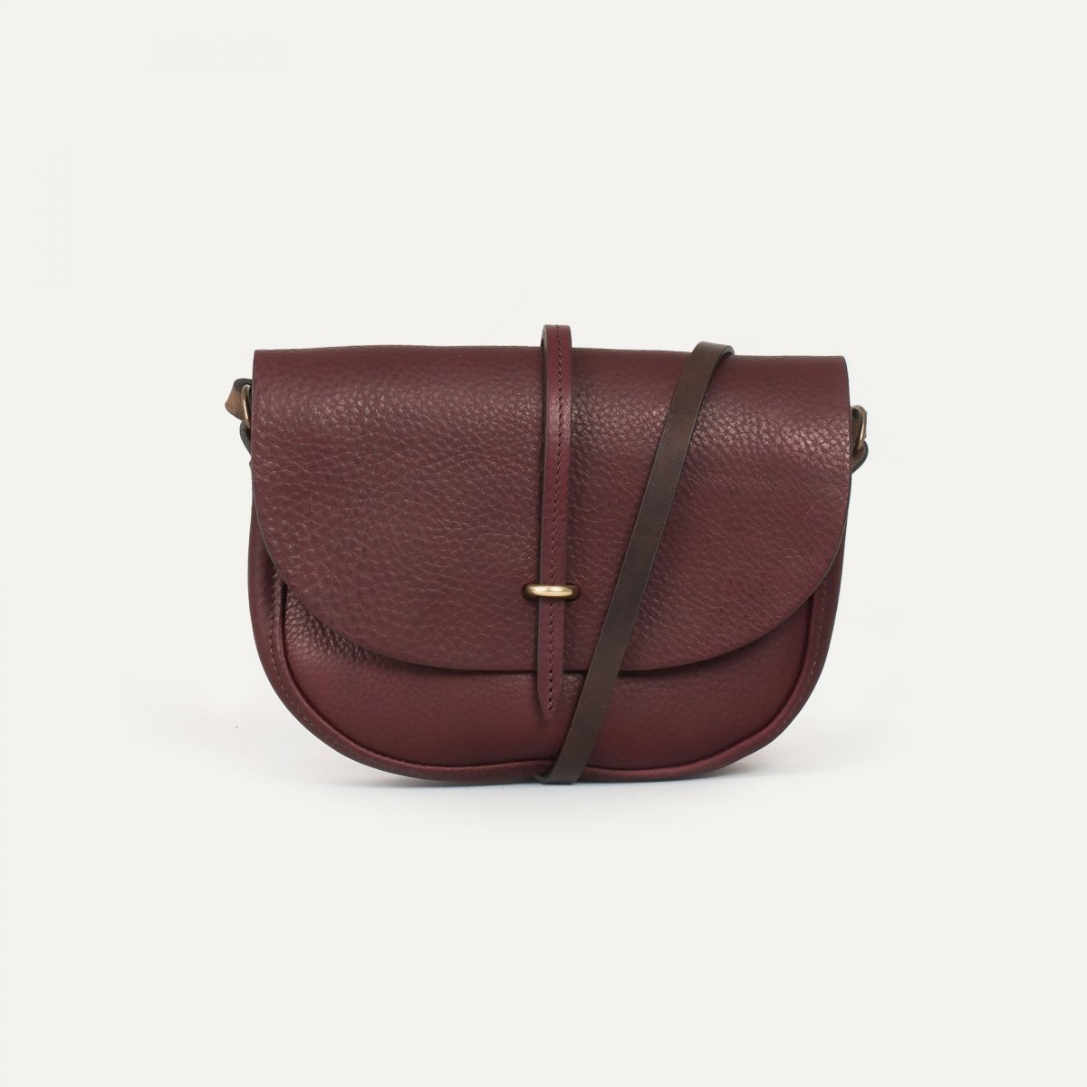 bleu de chauffe Sac à main femme - Java - Tourbe - Sac Pochette Cuir Femme - Made in France Bleu de Chauffe