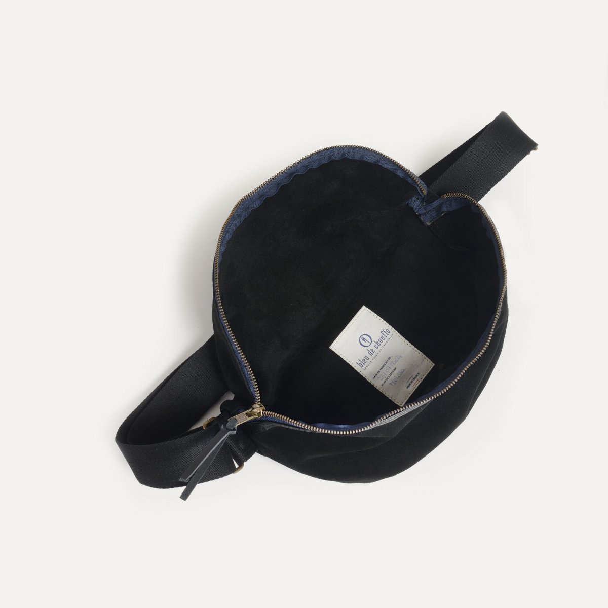 Bleu De Chauffe Sac Banane Beat 4 5L / Cuir Velours - Noir