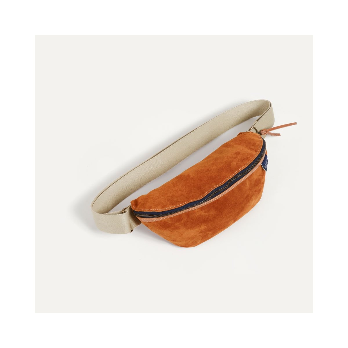 Bleu De Chauffe Sac Banane Beat 4 5L / Cuir Velours - Ocre