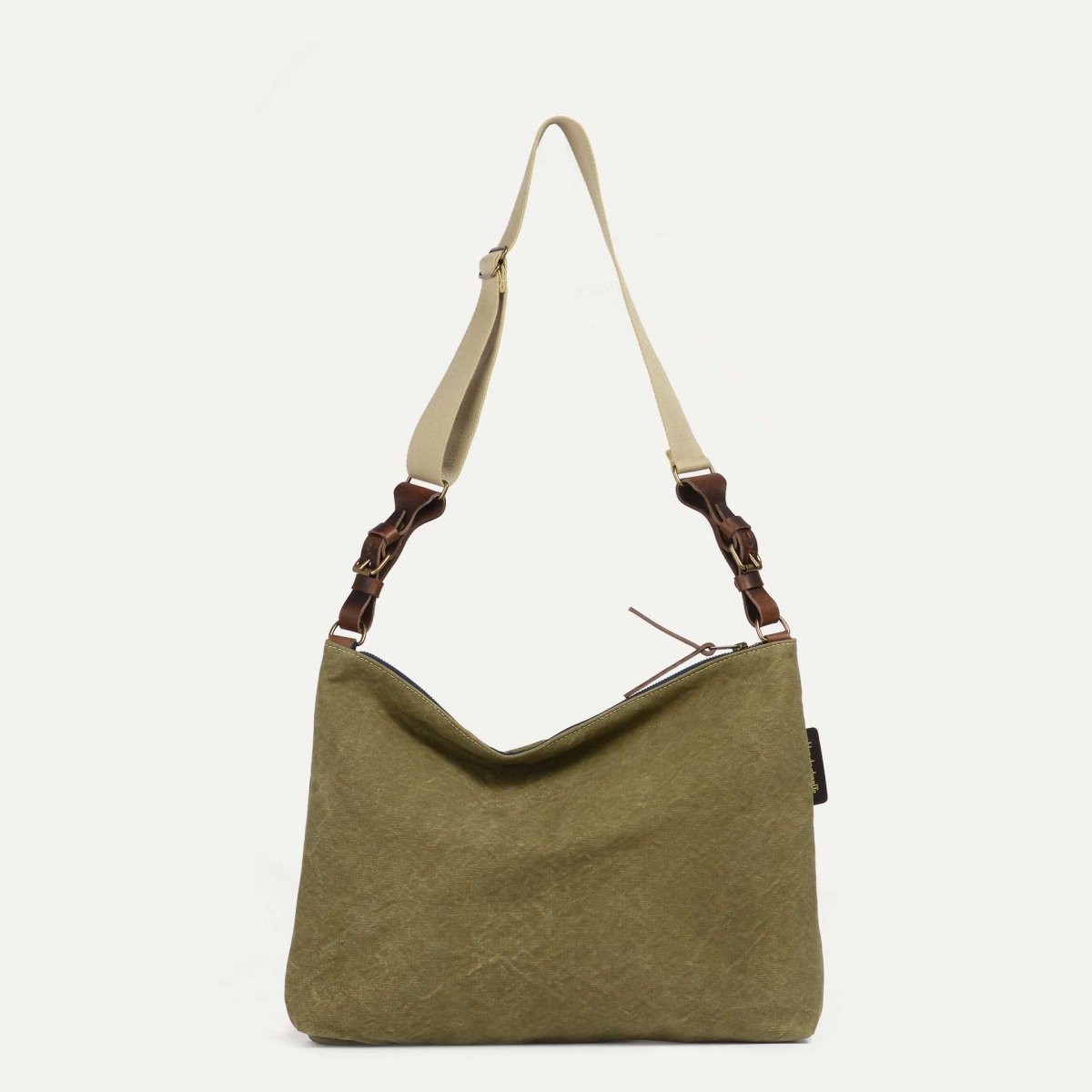 Bleu De Chauffe Sac Besace Baskia - Kaki US Stonewahed - Sac Bandoulière Homme