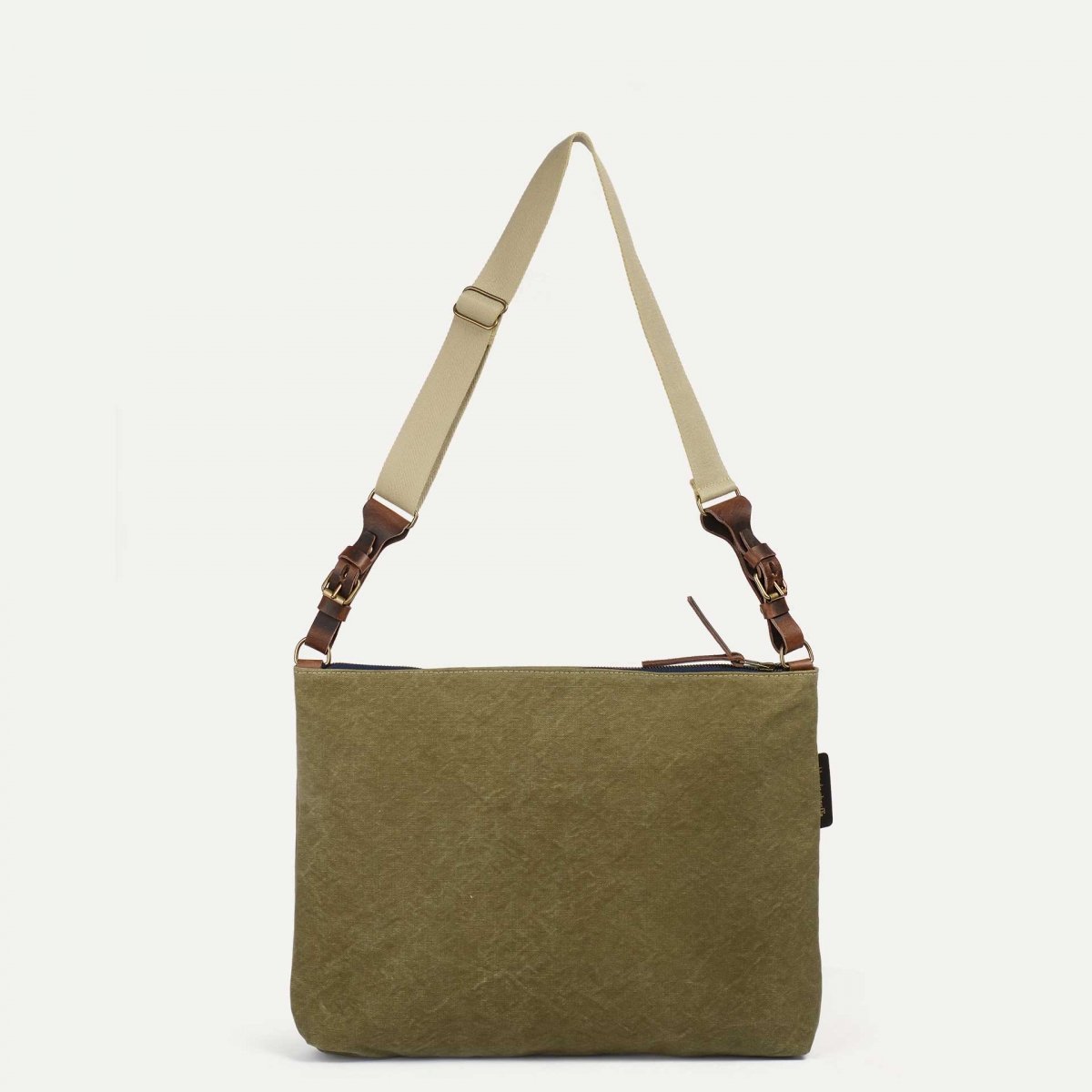 Bleu De Chauffe Sac Besace Baskia - Kaki US Stonewahed - Sac Bandoulière Homme