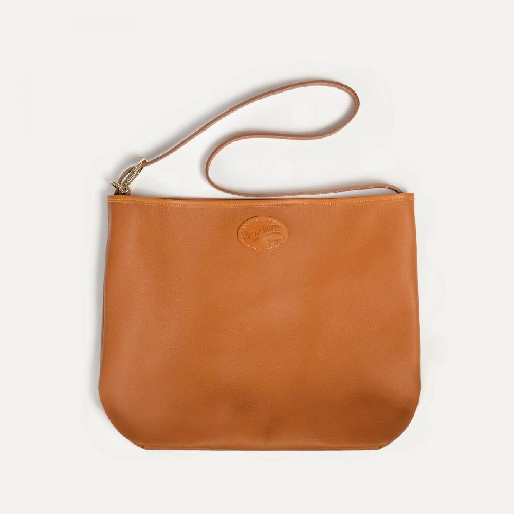 Bleu De Chauffe Sac Besace Cuir Femme Bella - Miel - Sac à Main Cuir Femme Bleu De Chauffe