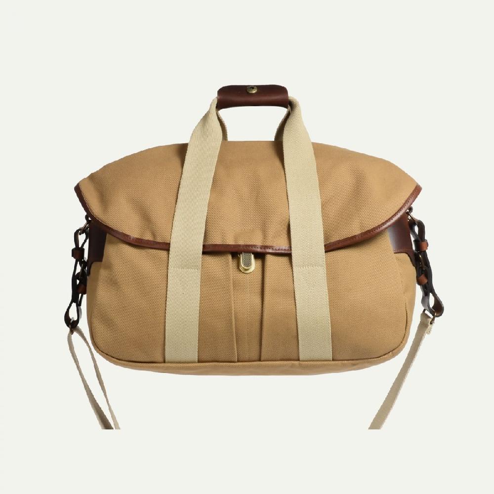 Bleu De Chauffe Sac Business Musette - Camel - Sac Pour Ordinateur Portable Homme - Sac Besace Homme Made In France