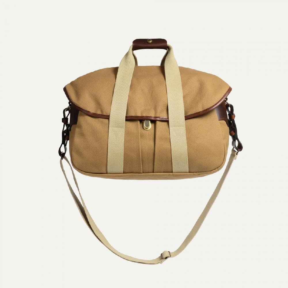 Bleu De Chauffe Sac Business Musette - Camel - Sac Pour Ordinateur Portable Homme - Sac Besace Homme Made In France