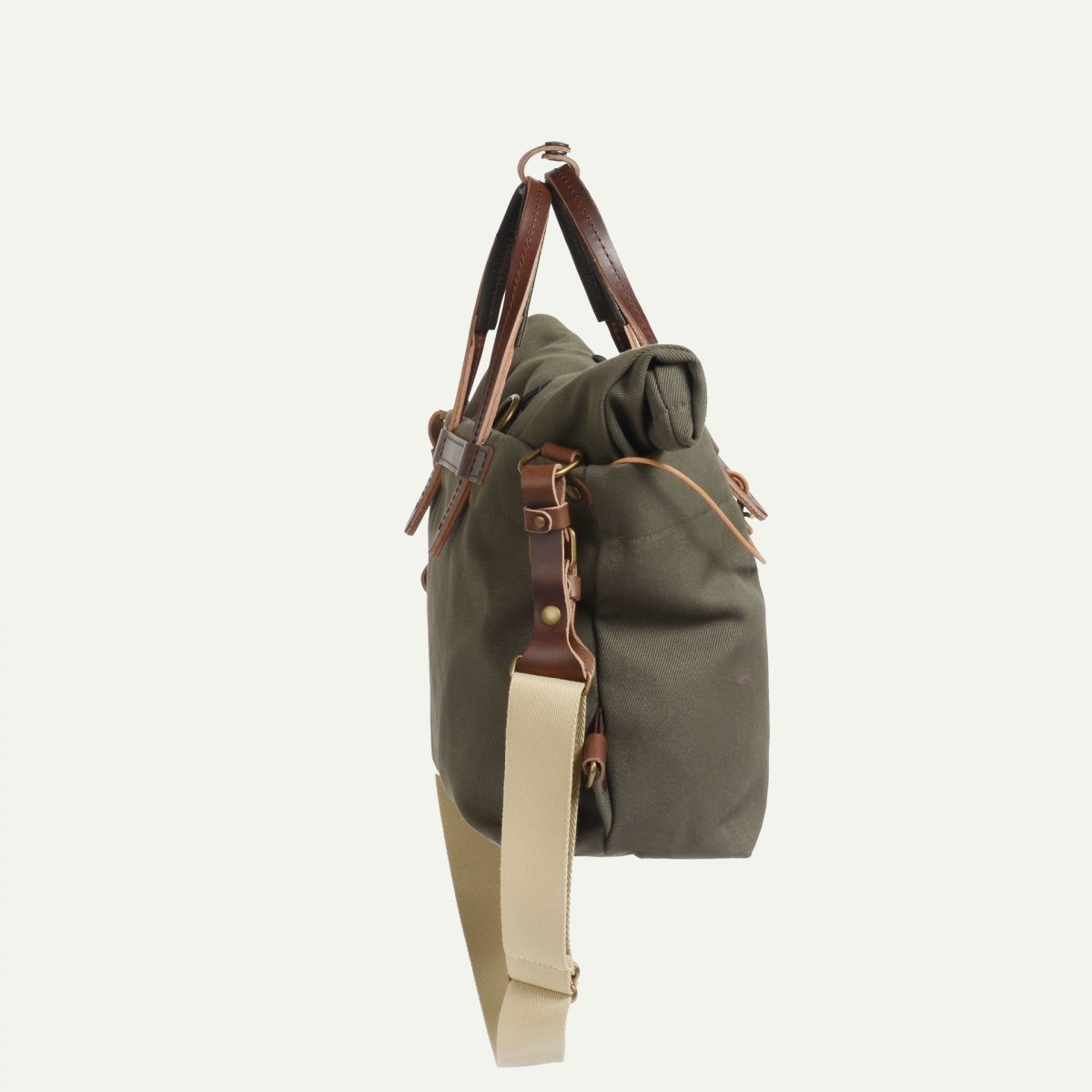 Bleu De Chauffe Sac Business Woody - Kaki - Sacoche Pour Ordinateur Homme - Sac à Dos Pour Ordinateur Portable Homme
