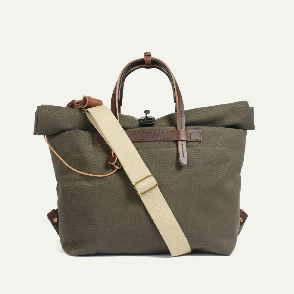 Bleu De Chauffe Sac Business Woody - Kaki - Sacoche Pour Ordinateur Homme - Sac à Dos Pour Ordinateur Portable Homme