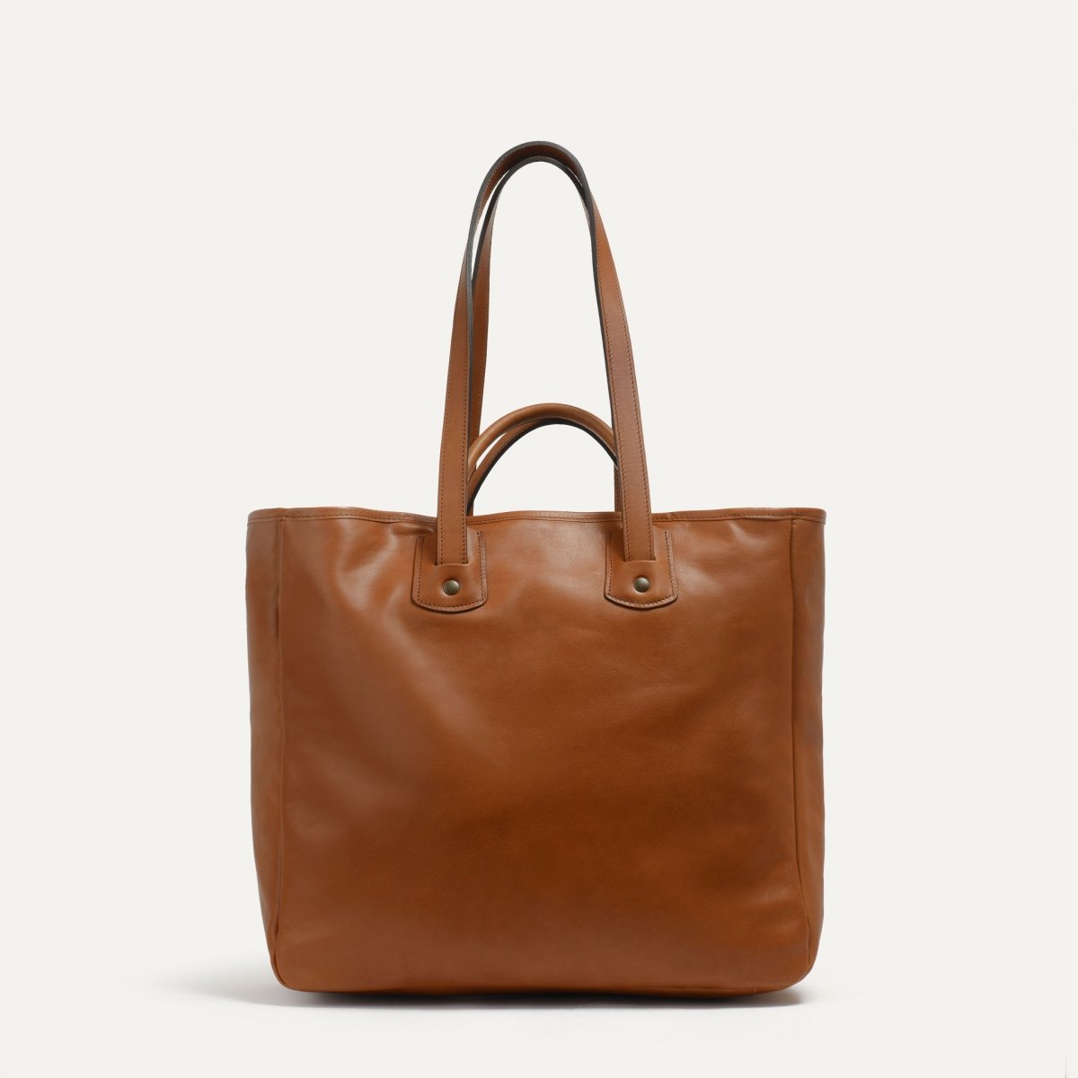 Bleu De Chauffe Sac Cabas Cuir Marco - Havane - Cabas Femme Cabas Homme Made In France