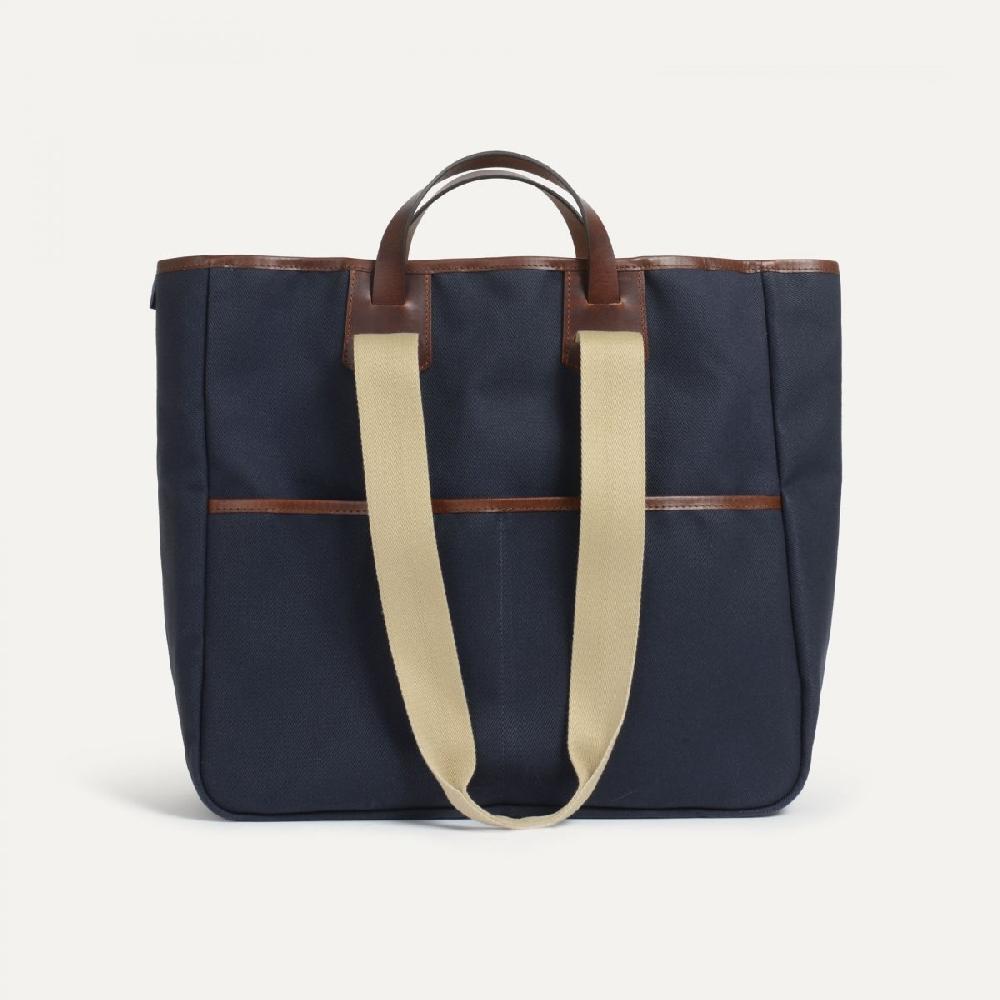 Bleu De Chauffe Sac Cabas Musette Meline - Bleu Marine - Grand Sac Cabas Homme Femme