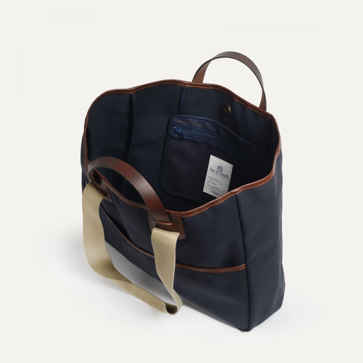 Bleu De Chauffe Sac Cabas Musette Meline - Bleu Marine - Grand Sac Cabas Homme Femme