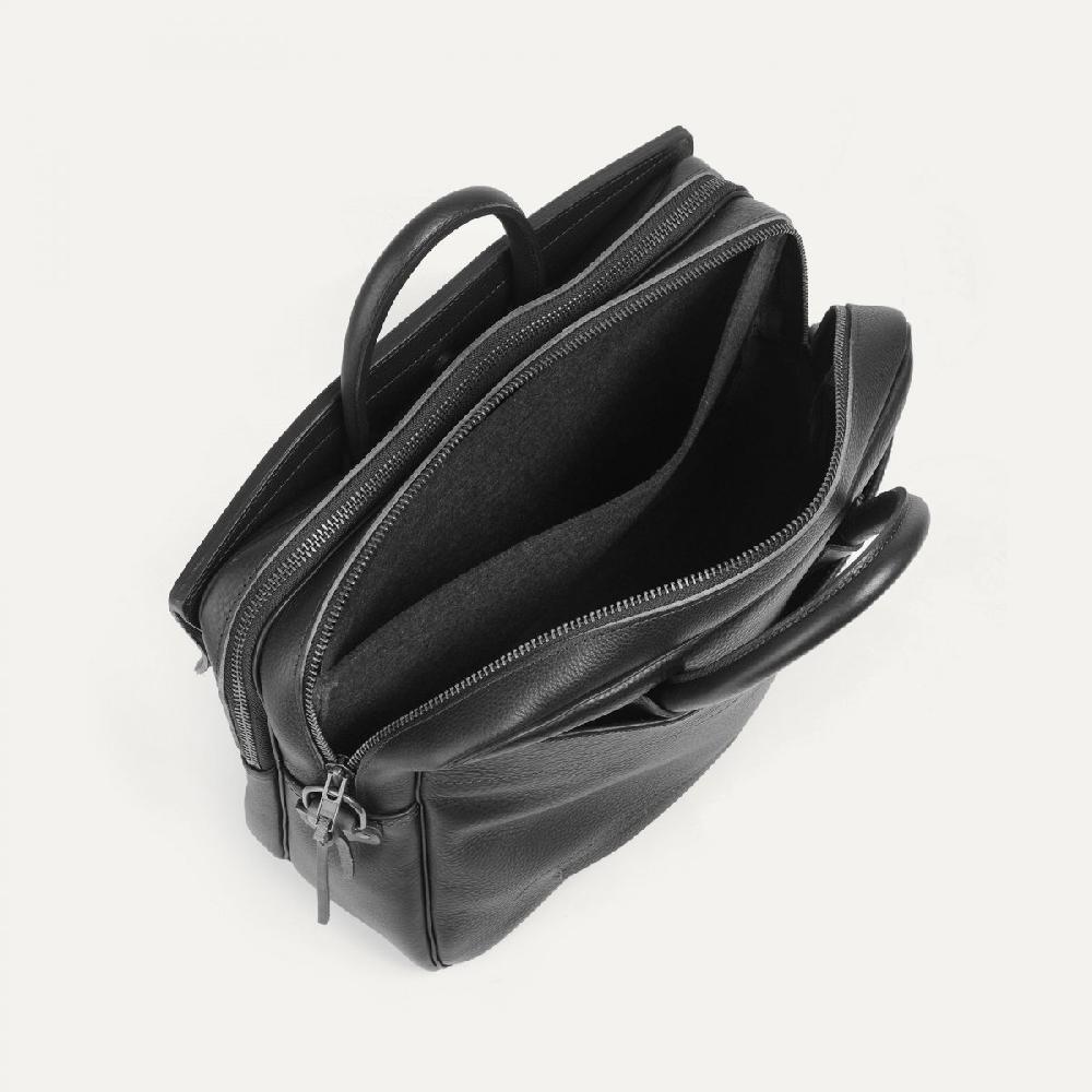 Bleu De Chauffe Sac Cuir Homme Made In France - Sac Business Porte Ordinateur ZEPPO Marron