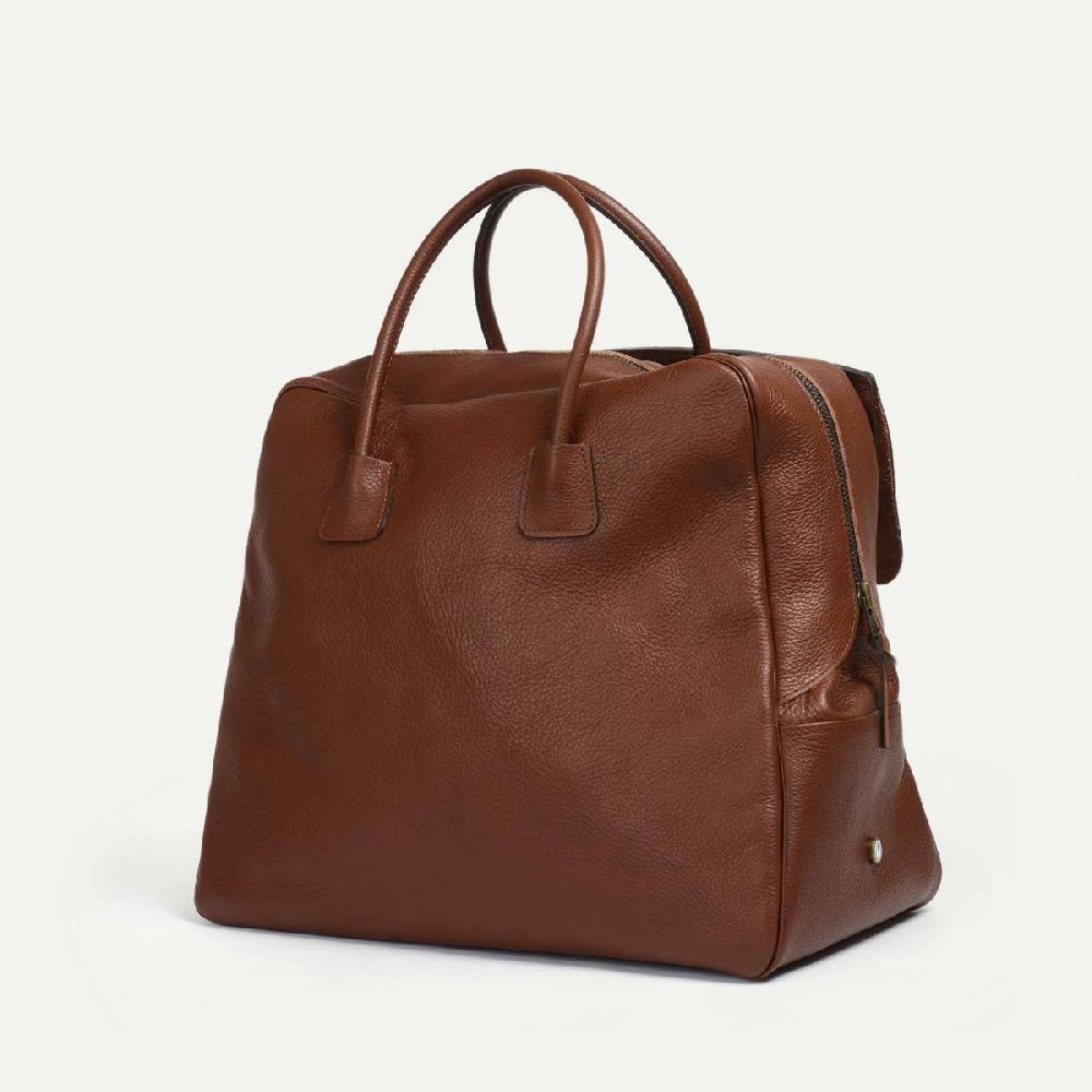 Bleu De Chauffe Sac De Voyage Cuir Zoom - Cuba Libre - Sac De Voyage Cuir Made In France