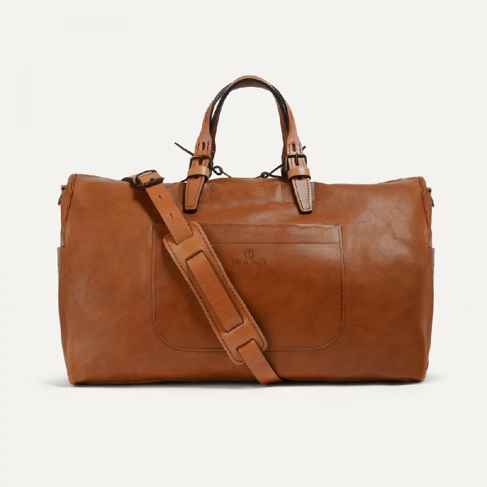 Bleu De Chauffe Sac De Voyage Hobo - Havane - Sac De Voyage Cuir