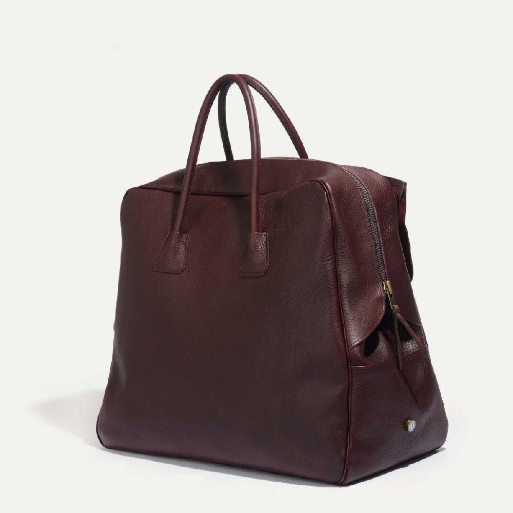 Bleu De Chauffe Sac De Voyage Zoom - Tourbe - Sac De Voyage Homme Made In France